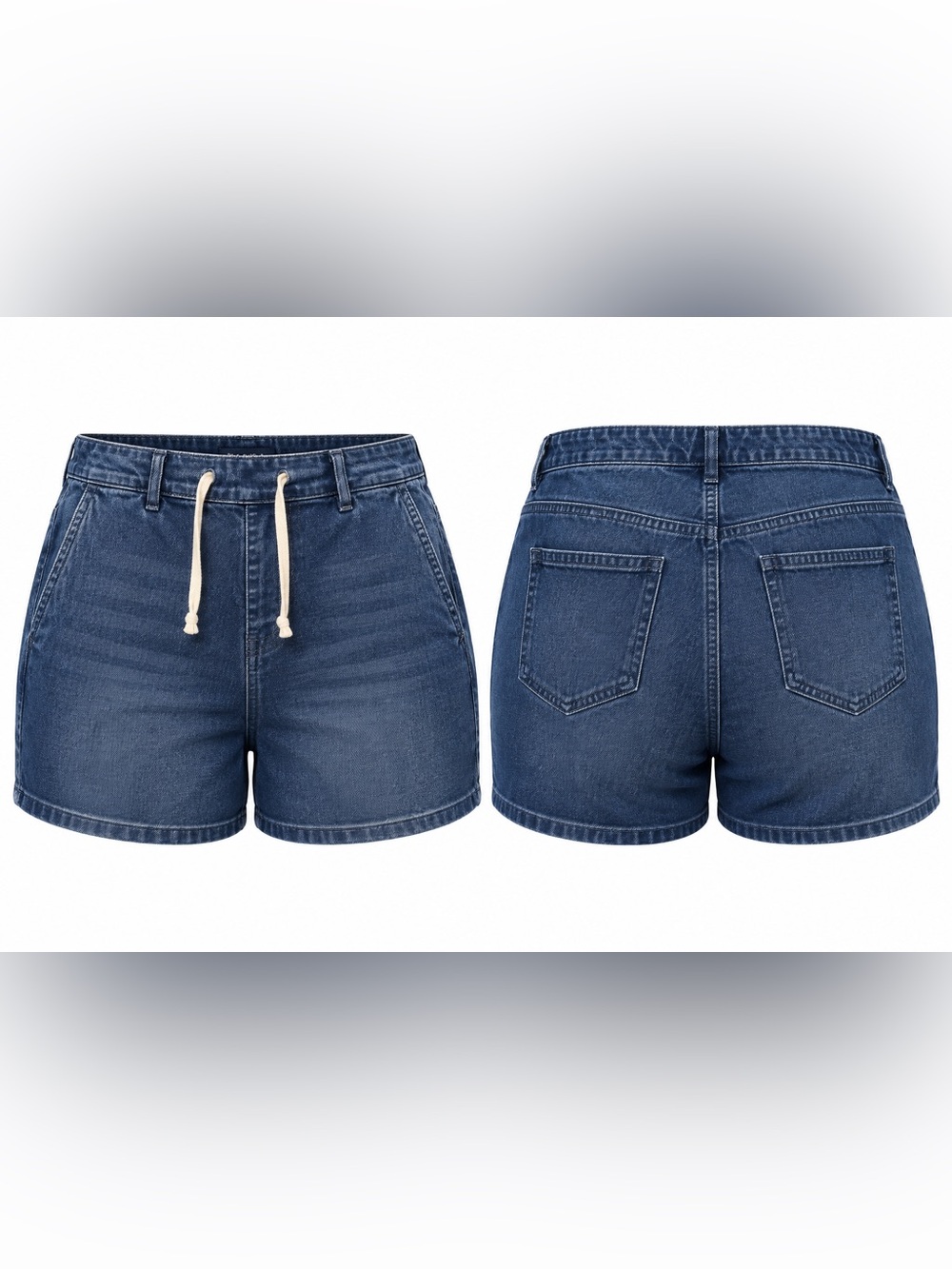 torrid Indigo Drawstring Denim Shorts